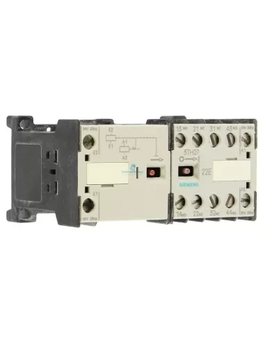 Contactor auxiliar Siemens 3th27220ab0 4a 2na 2nc 24vcc