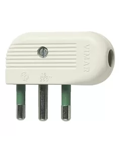 Vimar 01043.B 2P T 16A 90� plug White