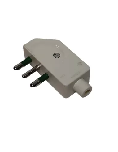 Vimar 01074.B 2P T 20A 90� plug White