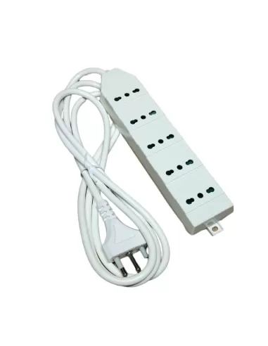 Vimar 01264 Multiple socket 5P17/11 Ivory cable