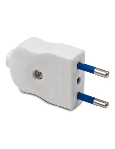 Master 05011 compact 2-pole 10a white plug