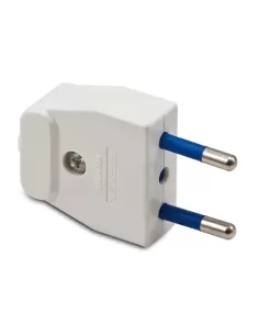 Master 05111 2-pole 10a white plug