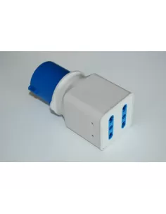 Brennenstuhl 1081561 fiches adaptateur cee 220v 2p t 16a usc 2 prises de dérivation civile