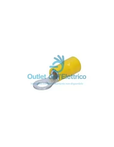 Intercable GO-M4A Termin. isolato pc giallo ad occhiello  4mm