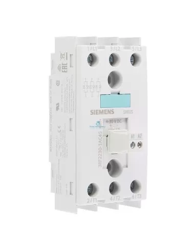 Siemens 3rf22301ac45 relé estático 3 fases 30a 48-600v 4-30v