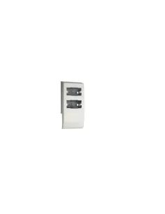 Bocchiotti sba8 universal white 8-module appliance holder box b03402 accessories