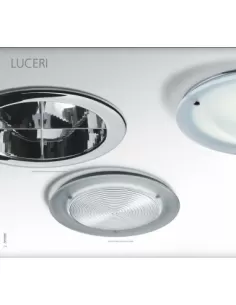 Artemide l591320 luceri 150 frontale in alluminio con vetro