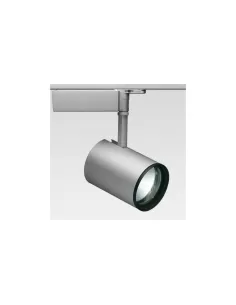 Iguzzini 3 6360 015 0 tecnica grande proiettore da binario grigio 150w hit g12 flood 30° elettronico