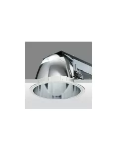 Iguzzini optica recessed spotlight white//aluminium 2x26w 230v g24d-3 ø251x170 3 8306 039 0