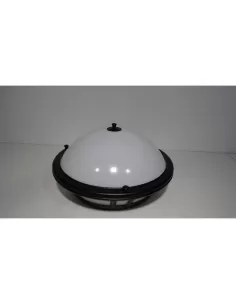 Moretti 833 1 moretti luce plafoniera e27 nera con diffusore satinato ip44 833 1