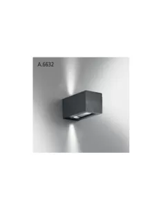 Rossini a 6632 applique alogena biemissione 1x 75w g9 alluminio antracite ip65