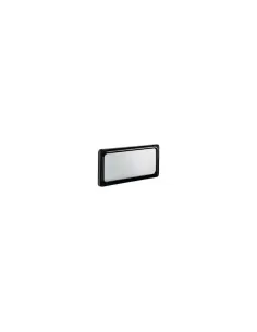 Encastré rectangulaire noir e27 60w ip65