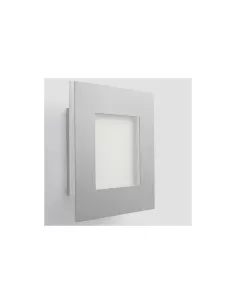 Tre ci luce a598 29 frame 37 parete soffitto es-e 2x26w elettr vetro bianco alluminio