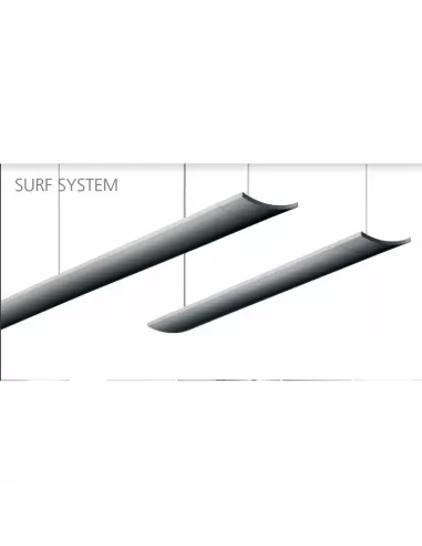 Artemide m090290 surf system elemento terminale grigio