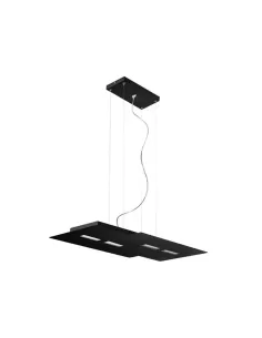 Rossini illum pon006n schwarze LED-Aufhängung 4x13w L 770 mm - L 410 mm - H 55 mm max. Kabel 1200 mm