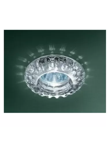 Glass signatures 0301199363407 spotlight sd-888 recessed dichroic transparent crystal 12v gu5,3