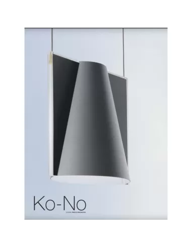 Tre ci luce a512 ko-no light 22 s sospensione 1x100w e27 struttura alluminio diffusore opale