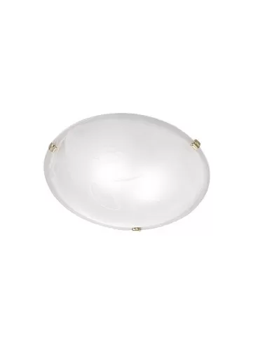 Rossini 3909-40-b glass ceiling light d 40 white 2x60w e27