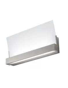 Leucos 0705189173631 sail 40 parete 2x24w 2g11 vetro bianco satinato montatura titanio