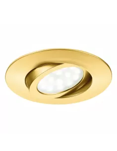 Arkos light 321//oro foco empotrable orientable d 7,5 dorado max 50w