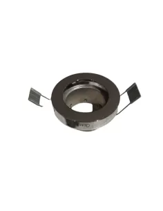 Fabbian d55f0211 venere encastrable rond fixe chromé gu4 diamètre 5,5 cm trou 4,5cm