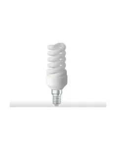 Ecolyt 500538w lámpara ahorro de energía 12w giro luz cálida e14 compacta