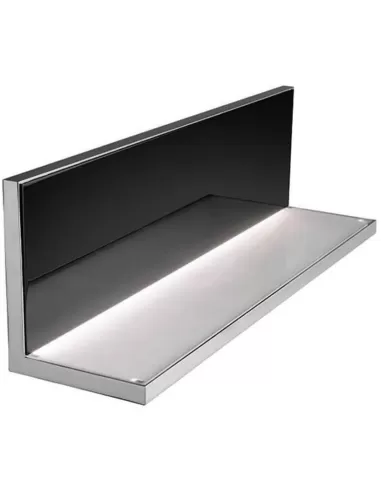 Flos f0021099 hide l eu corpo cromato fregi bianco e nero