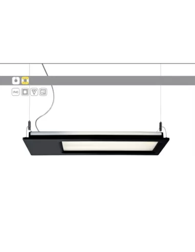 Exenia 310541040 suspension fluorescente domino 2g11 2