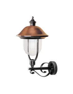 Lampe Moretti 640a 3 cuivre noir argent