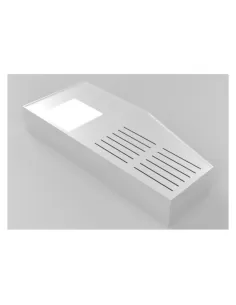 Panzeri a5901led tap parete bianco led 13w 230v