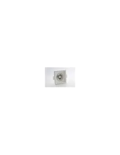 Foco empotrable de yeso Isyluce 810, totalmente oculto, 2xe27 c//diff