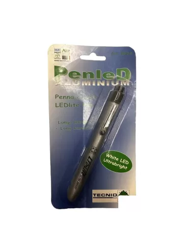 Tecnid 8024 Penna a led a pulsante con clip