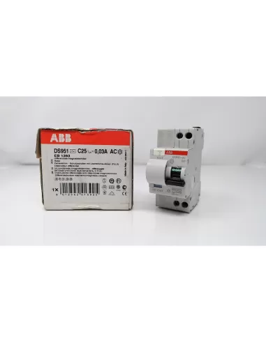 Abb ds951 c25 30ma ac disjoncteur à courant résiduel eb 139 3