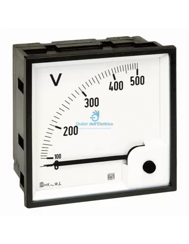 Bticino AN35DDC300 rq96e Voltmeter AC 96x96 Dir 300V