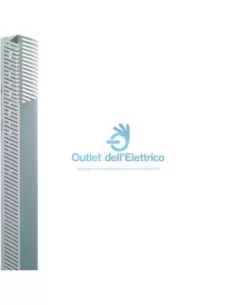 Hager UC916  Sistema Quadro Canaletta Verticale Con Coperchio Sezione 60X80 L2000