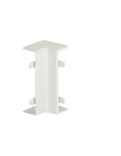 Bocchiotti b03025 internal corner aim mini-channels 40x10 white