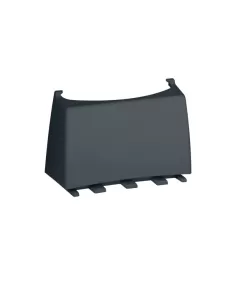 Bocchiotti b04058 skirting-duct junction black slate accessories