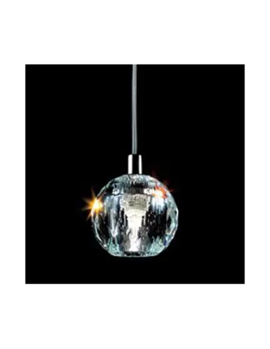 Illuminez avec l'élégante suspension Leucos 0002657 Chrome et cristal