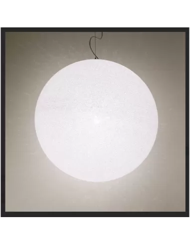 Lumen ig60 iceglobe lamp in polycarbonate d 60 cm