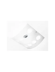 Foscarini 077005 10 Hola große Halogen-Wandleuchte weiß (komplettes Gestell und Glas)