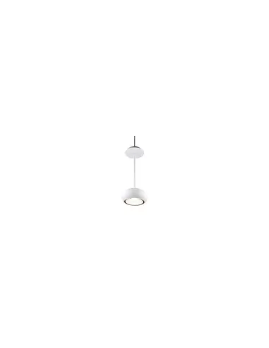 De majo boa//s suspension peinte blanc brillant 1x60w g9 (ceeusa) l 45m diam diff 18cm