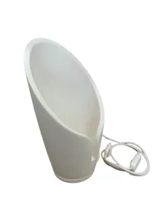 Buzzi & buzzi 1401 00 lampada da comodino in gesso e14 60w