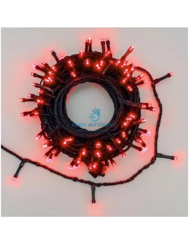 Follie di luci 35006ROSSE 180 lampadine cortocircuitante rosse