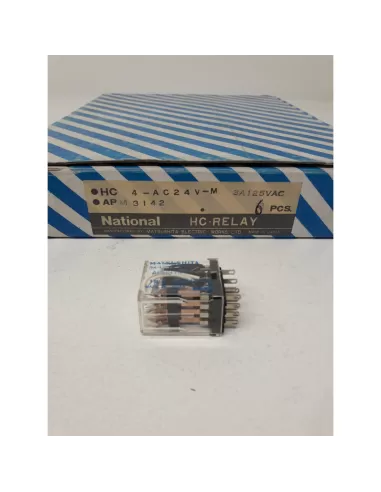 Matsushita hc4-ac24v-m hc-relay relais 24vac 3a 4 kontakte