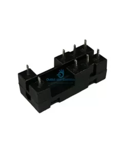 Gavazzi zh9 PCB socket for 2 contact relay with solder terminals