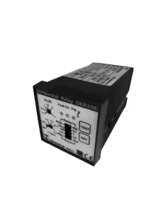 Flush-mounted earth zero-sequence differential maximum current relay