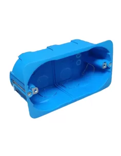 Vimar V71704 Caja empotrable 4 módulos de pared luminosos azul claro