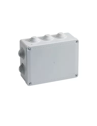 Bocchiotti b05507 IP55 waterproof wall box 190x140x70 with cable gland