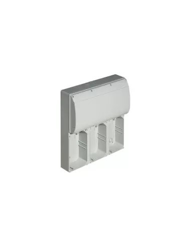 Bticino junction box for 3 interlocked sockets with 18 module cover