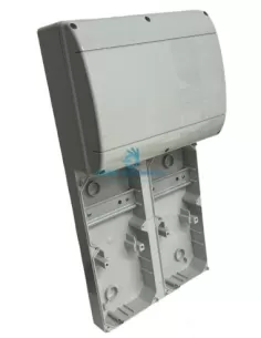 Bticino cqb12002 base 2 interlock sockets with box